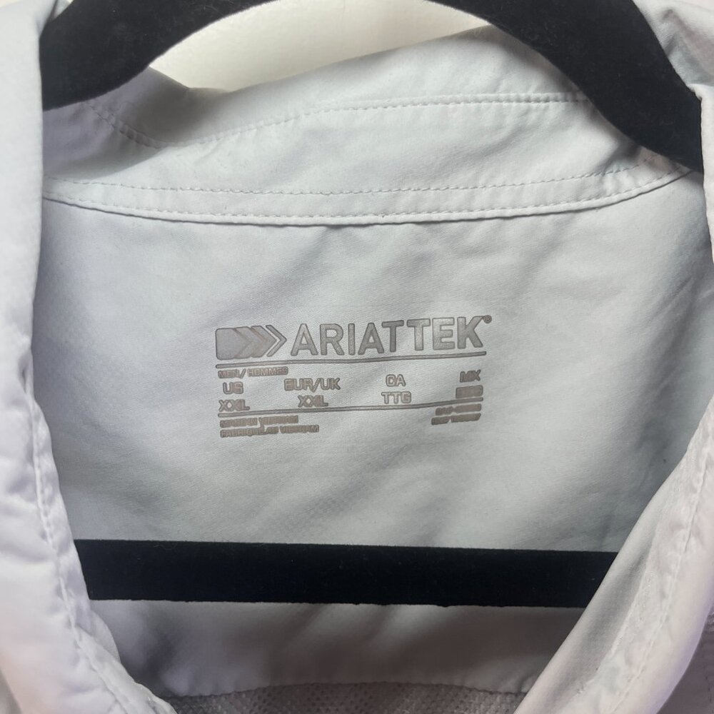 AriatTek Short Sleeve Light Blue Performance Shirt - Men's Size XXL - Picture 2 of 2